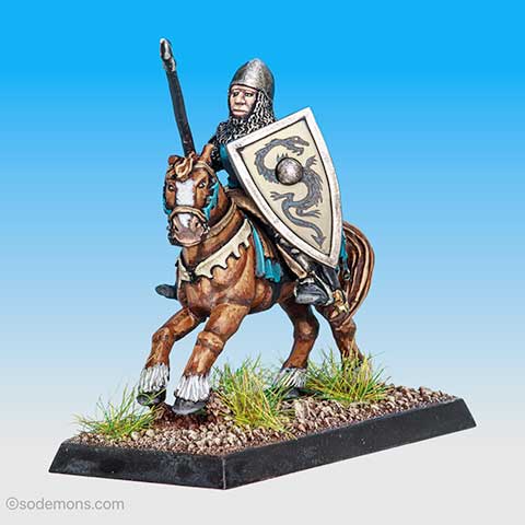 ADD10 Fighter in Platemail Mounted