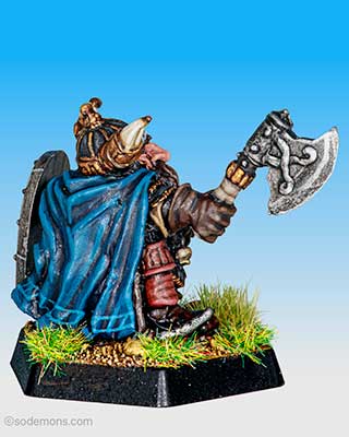 ADD31 Dwarf Fighter with Axe - High Level