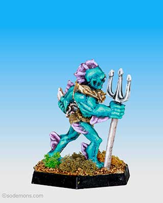 ADD67 Sahuagin with Trident A