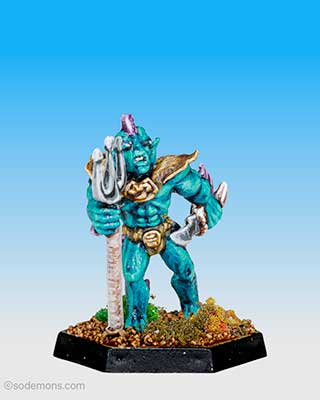 ADD67 Sahuagin with Trident B