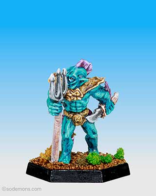 ADD67 Sahuagin with Trident D