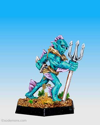 ADD67 Sahuagin with Trident D