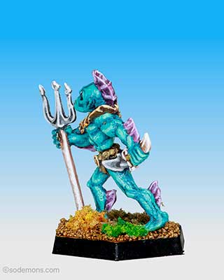 ADD67 Sahuagin with Trident E