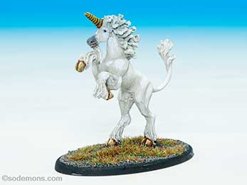 5045b Rearing Unicorn