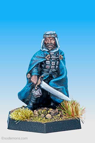 C1-14 Eastern Thief in Cloak with Sword