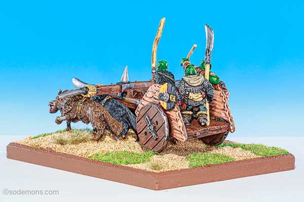 Chronicle CM22B2 4 Wolf Orc War Chariot