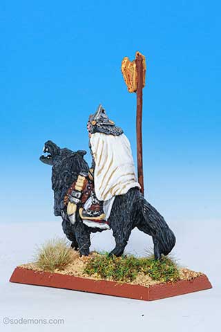 CM22A - Orc General On Giant Warwolf 
