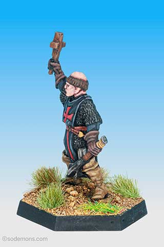 Cleric with Cross and Mace