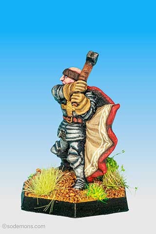 Cleric Swinging Hammer