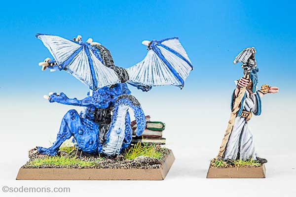 DRAG2 Blue Dragon & Sorceress