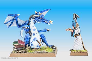 DRAG2 Blue Dragon & Sorceress