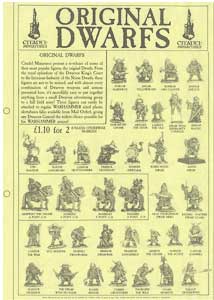 Undated 1987 Original Dwarfs Flyer