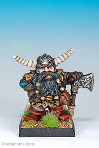 Norse Dwarf with Axe 3