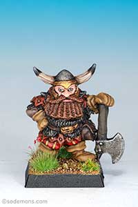 Norse Dwarf with Axe 4