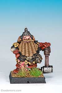 Norse Dwarf with Hammer 8