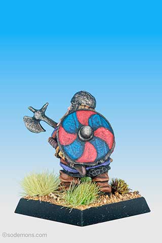 FTD3 Dwarf with Sword and Pole Arm