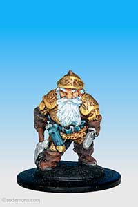 FTD18 Dwarf with Axe and Knife