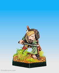 FTF24 Unarmoured Fighter with Sword and Bow
