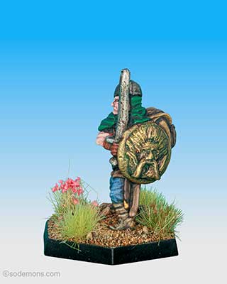 FTF28 Fighter with Face on Shield