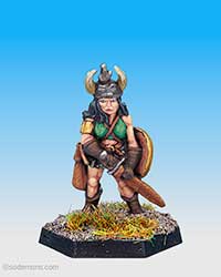 FTF96 Amazon Warrior with Horned Helmet