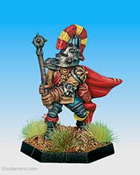 FTF112 Captain of Chaos with Mace and Plumed Helm