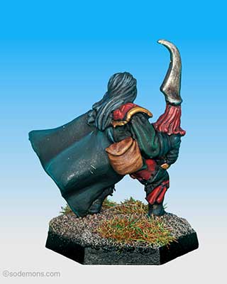 FTF119 Chaos Warrior with 2 Handed Weapon and Cloak (Athlok Herobane)