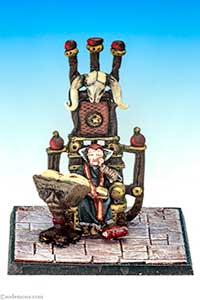 FS5-2 Old Wizard on Throne reading Book on Lectern