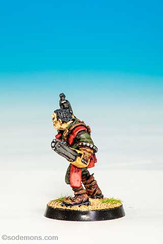 Chainsaw Warrior with Chainsaw and Blaster