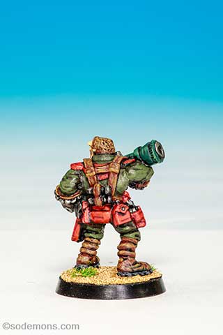 Chainsaw Warrior with Missile Launcher
