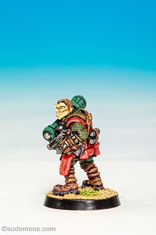 Chainsaw Warrior with Missile Launcher