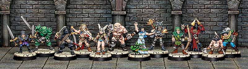 Heroes for Dungeonquest characters
