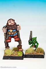 LE25 Dwarf with Inferiority Complex and Snotling Sawmaster