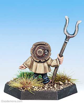 Halfling with Pitchfork