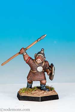 Orc21 Orc with Shield and Open Hand