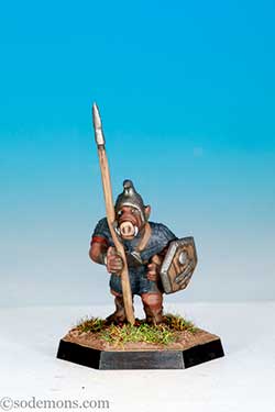 Orc22 Orc with Shield and Open Hand