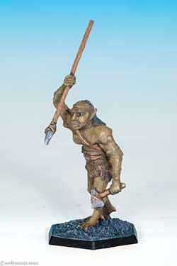 OGR2 Ogre with Spear & Stone Axe