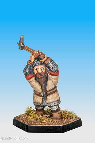 DWF8 - Dwarf Swinging Military Pick