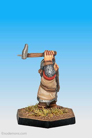 DWF8 - Dwarf Swinging Military Pick