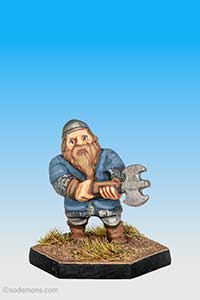 DWF10 - Dwarf with Two-Handed Axe