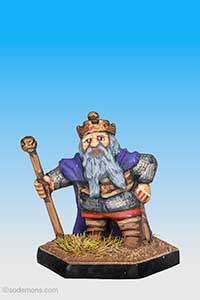 DWF11 - Dwarf King Holding Rod
