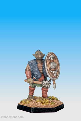 GNL6 - Gnoll with Morning Star