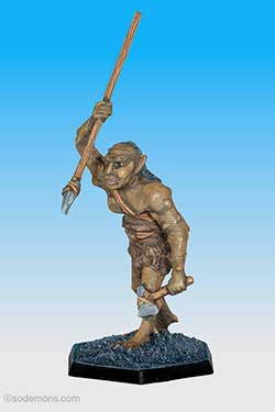 OGR2 Ogre with Spear & Stone Axe