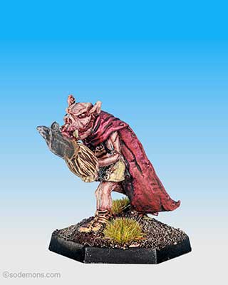 C15 Armoured Orc charging with Polearm