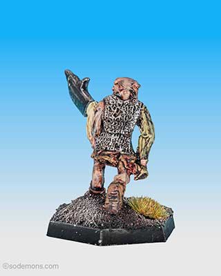 FTO8 Orc charging with Polearm