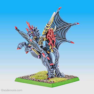 Morathi on Dark Pegasus