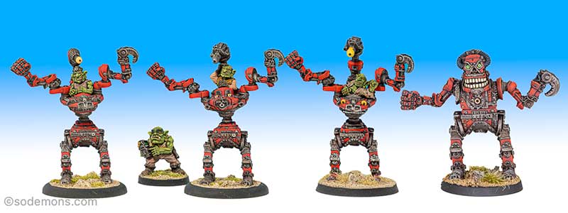 Iron Claw Ork Megabot & Roborgs
