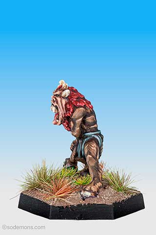 RQB01 Broo in Loincloth with 2-Handed Mace