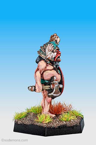 RQB13 Burly Broo In Helm with Skull Shield