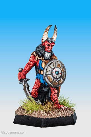 RQB36 Scaly Broo with Scimitar & Shield