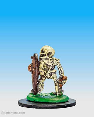 FTS11 Dwarf Skeleton with Axe and Shield